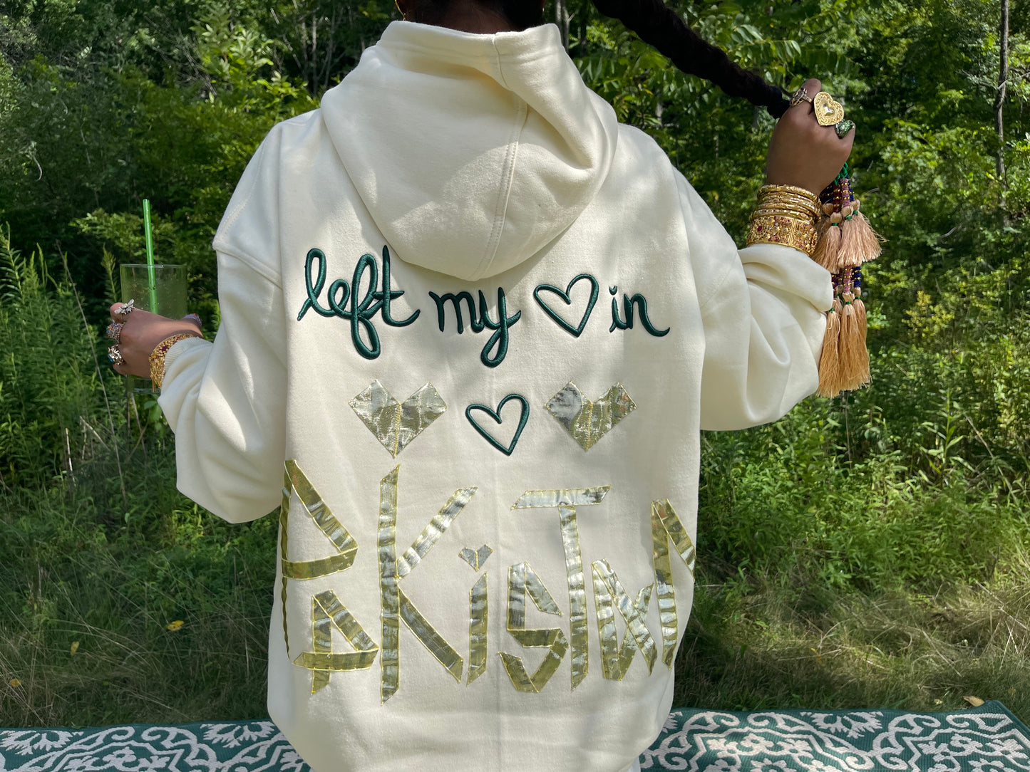 Pardesi Hoodie in Cream
