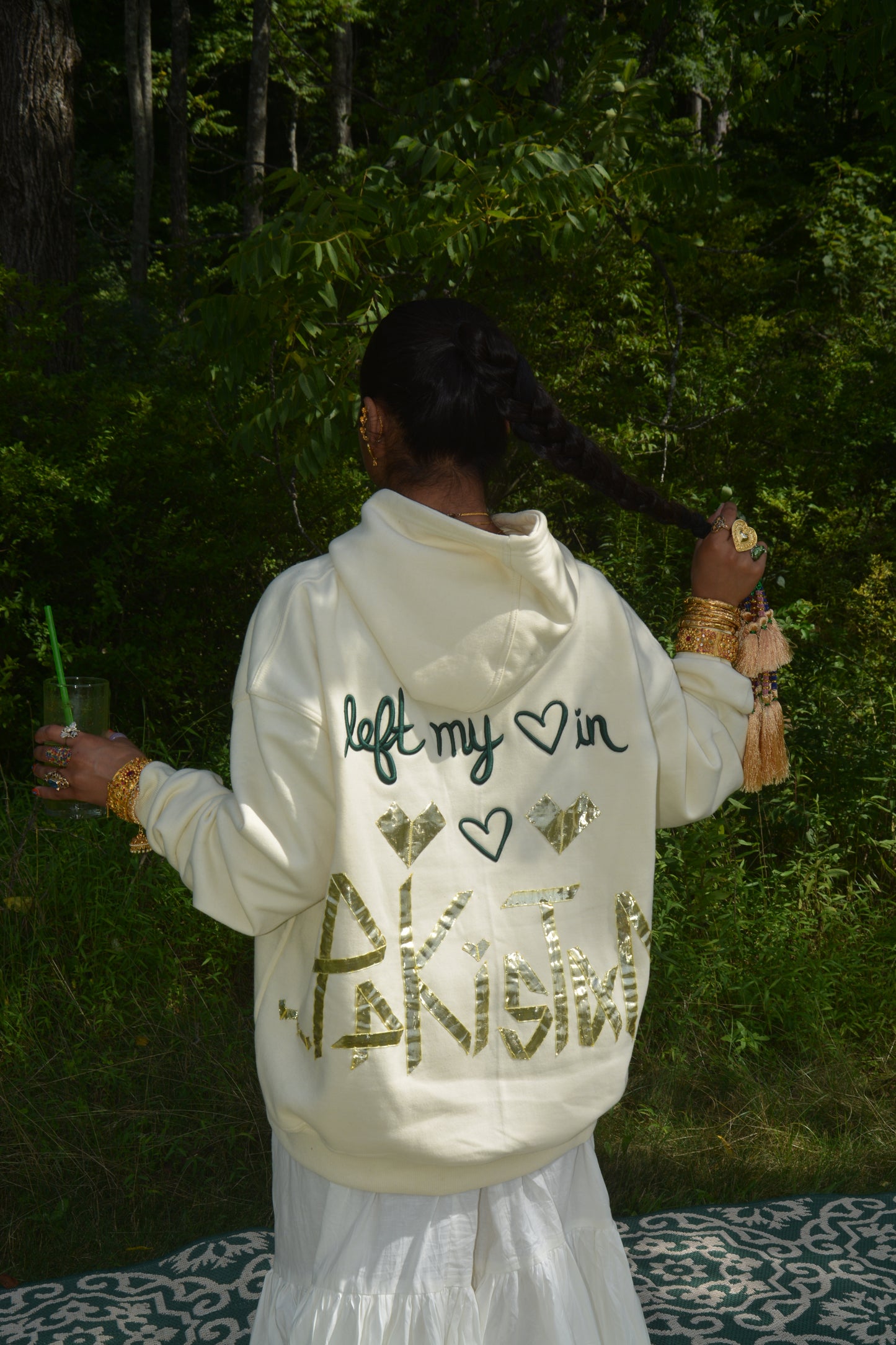 Pardesi Hoodie in Cream